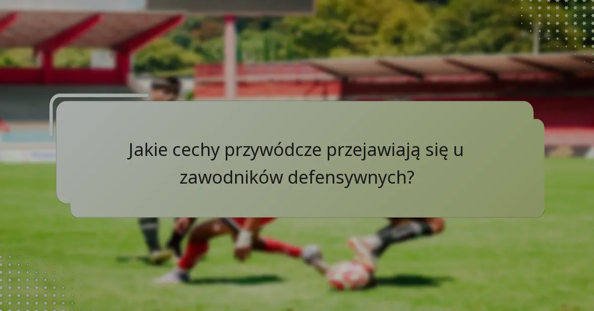 Co definiuje niezawodność zawodników defensywnych w futsalu kobiet?